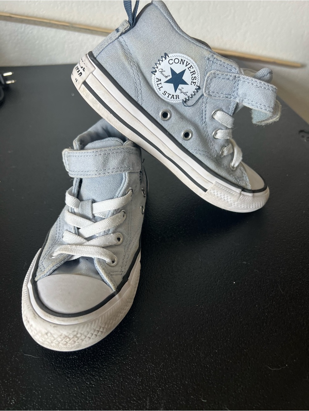 Converse Easy-On High Top Sneakers Light Blue Youth 13